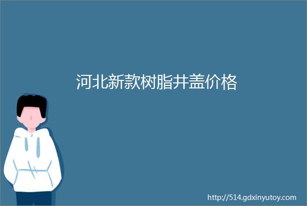 河北新款树脂井盖价格