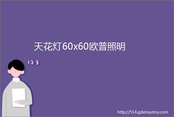 天花灯60x60欧普照明